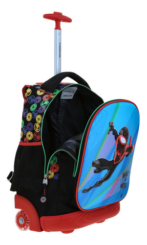Mochila Grande Ruedas Chenson Miles Morales Feiquer