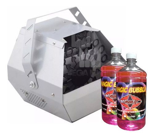 Máquina profesional de burbujas de jabón Bivolt, 2 líquidos líquidos, 110 V/220 V