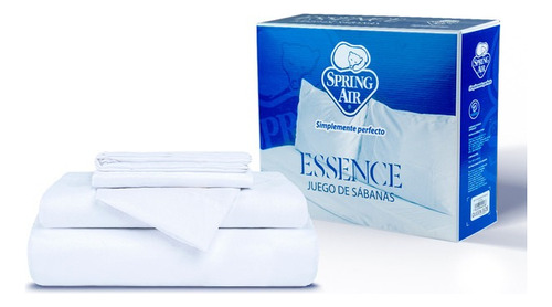 Jgo De Sabanas Spring Air Essence Individual Blanco Sp Diseño de la tela Liso