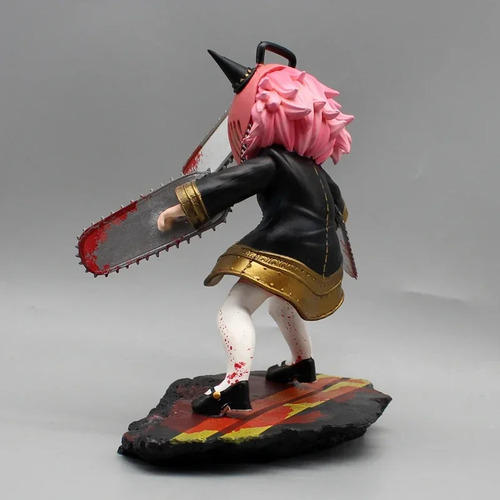 Figura De Acción Anime Spy × Family Anya Forger Cos Chainsaw