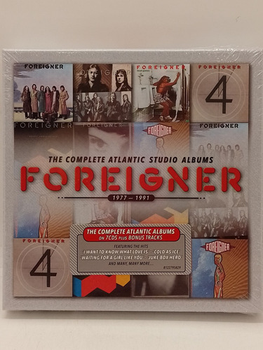 Foreigner The Complete Atlantic Studio 7cd + Bonus Tracks 