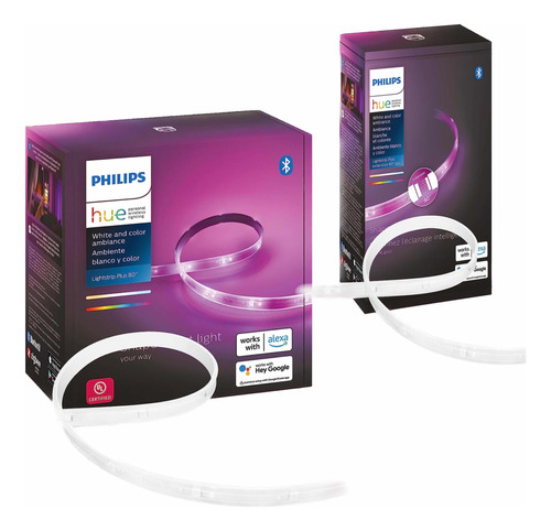 Philips Hue Lightstrip Plus V4 2 Metros + Extensión 1 Mts Bt