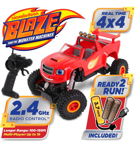 Nok Blaze & The Monster Machines: Rc Rock Crawler Blaze 4x4