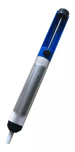 Desoldador de Estaño Aluminio Antiestatico Bomba Desoldadora Antiestatica  Azul