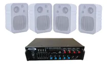 Comprar Combo Musica Funcional 4 Parlantes + Consola Potenciada Bt