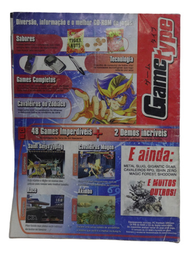 Revista Game Type Edição 02, Ed. Digerati Físico Usado (Usado)