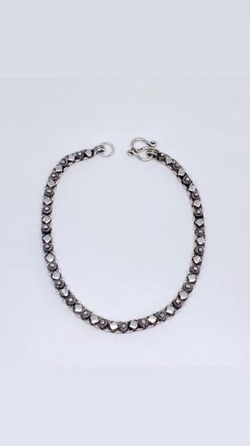 Pulseira Bali Pikun Prateado 18 Cm 18 Cm