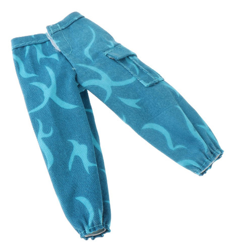 Pantalones De Muñeca Masculina, Figura A Escala 1/6, Azul