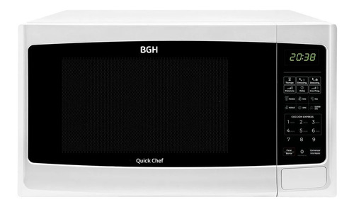 Microondas Bgh Blanco Digital 20lts 700w B120db9