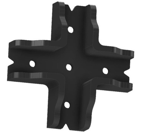 Imagen 2 de 4 de Escuadra Para Armado Muebles Placa 18mm Pack 16 Piezas