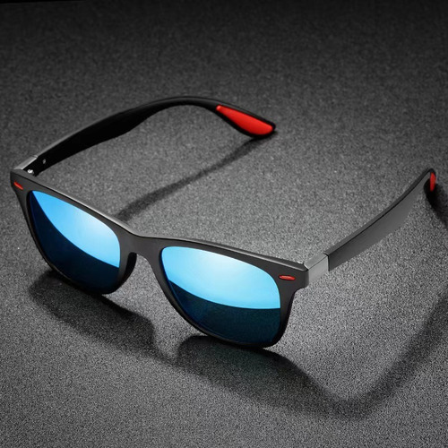 5 Lentes De Sol Deportivas Polarizadas Anti-uv Moda Hombre Color Multicolor Lente Turquesa Varilla 5 Colores Diseño Espejo