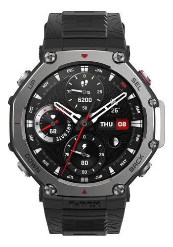 Amazfit T-rex 3 Negro Negro Deportiva Negro Gris