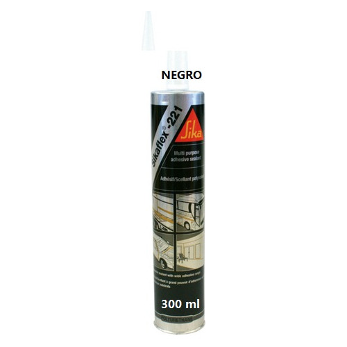 Sikaflex 221 Negro Adhesivo Sellador Poliuretano X 300ml