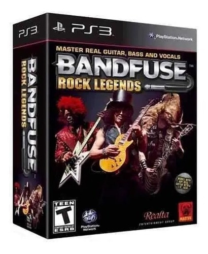 Box Bandfuse Rock Legends Playstation 3 Jogo + Cabo Lacrado