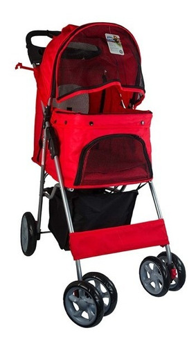 Imagen 1 de 7 de Transportador Para Perro Gato Rojo 68x46x100cm Mas Envio