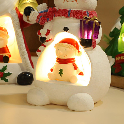 Adorno Navideño, Figura Decorativa Con Muñeco De Nieve