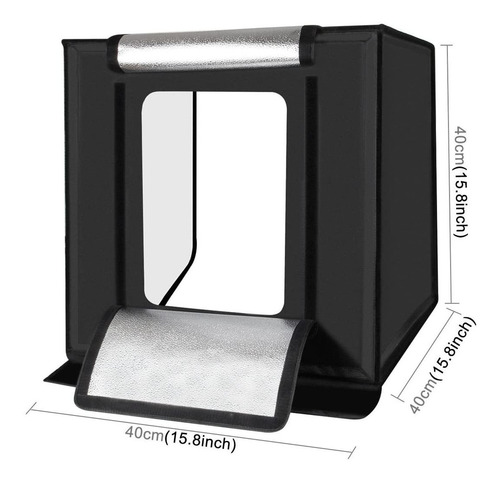 Imagen 2 de 6 de Portable Photo Studio Box Puluz 16 Inch 40 Cm Tienda Para