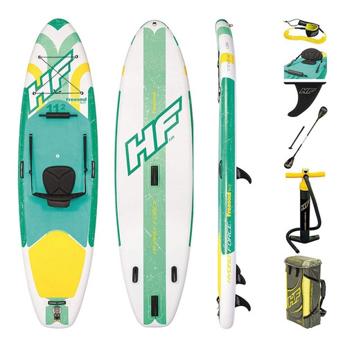 Tabla Paddle Surf Bestway Freesoul Tech Sup 11.2' 3.40mx89cm