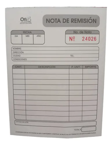 comprar 5 Block Remision Autocopiante Duplicado Foliado 1\u002F4 50 Hojas