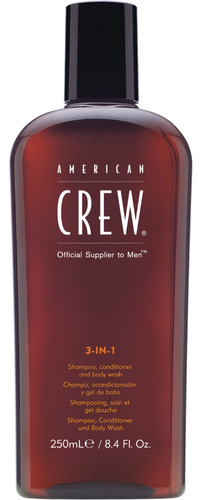 3 In 1 - Shampoo, Acondicionador Y Body Wash - American Crew