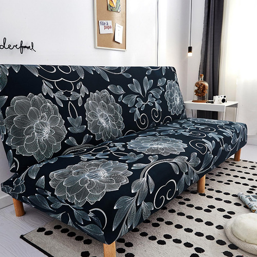 Funda Para Sofá Cama Sin Brazos, Spandex, Estampado A