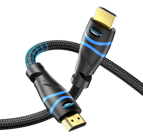 Cable Hdmi Bluerigger 4k (3 Pies, 4k 60 Hz Hdr, Alta Velocid
