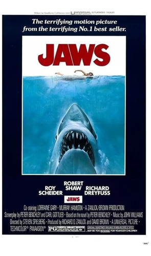 Póster De Tiburon 1 La Película Con Marco