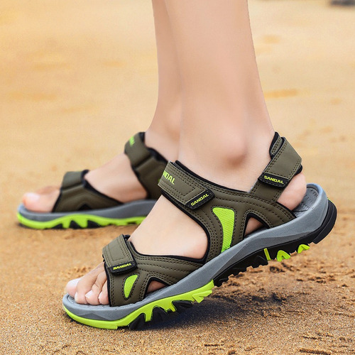 Hombre Moda Casual Zapatos Senderismo Toe Abierto Sandalias