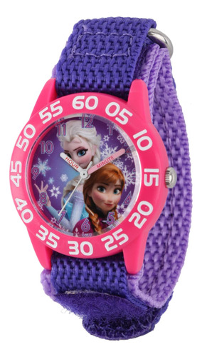 Disney Frozen - Reloj Analógico Con Correa De Nailon De Cu.