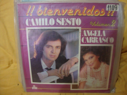 Vinilo Camilo Sesto Angela Carrasco Bienvenidos Volumen 2 M3