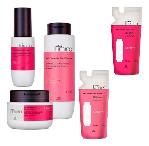 Kit Completo Natura Lumina Quimicamente Danificado + 2 Refis