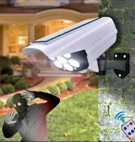 Foco Led Solar Con Sensor Tipo Camara