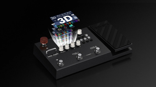 NUX Modeling Guitar & Bass Processor MG-400 - Negro