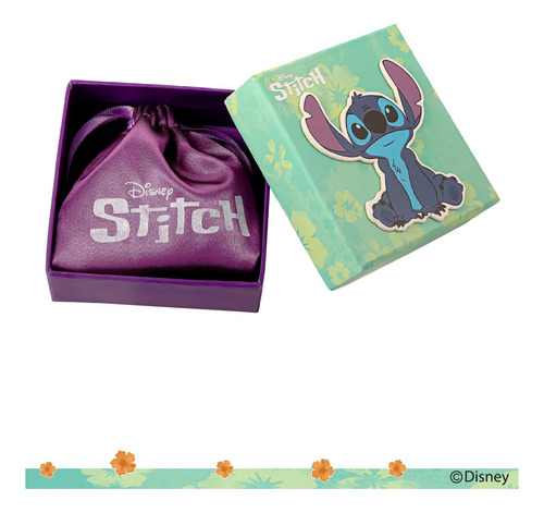 Pendientes De Aro Disney Stitch Para Mujer Licencia Oficial,