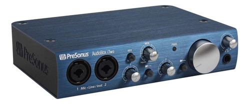 Presonus Audiobox Itwo Estudio Interfaz Usb+mic.+auricular Azul Titanium