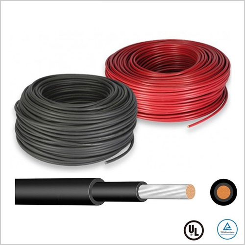 Cable Solar 6mm 100m Cobre Estañado 1500kv - Tiempoaltiempo