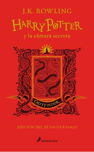 Harry Potter Y La Camara Secreta (t.d) 20 Aniv. Gryffindor
