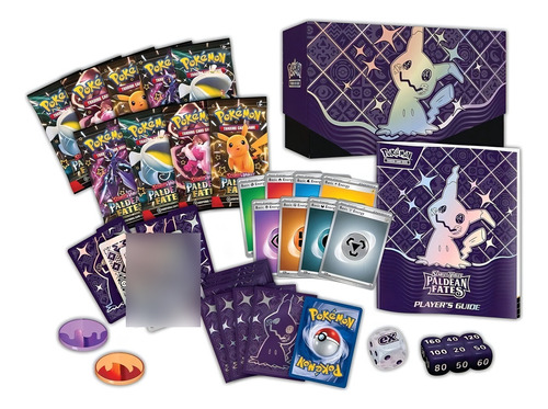 Pokemon Elite Trainer Box Paldean Fates Mimikyu Español