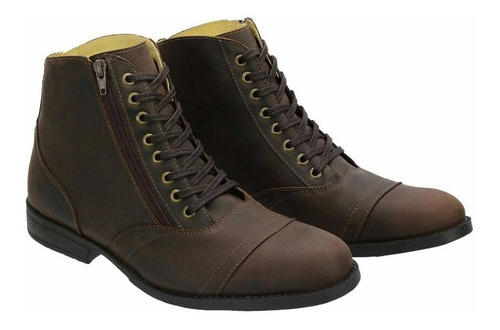 Bota Botina Coturno Masculino Casual Social Estilo Ferracini