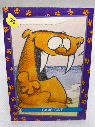 Tarjeta Cave Cat De Garfield Cards Año 1992 Skybox # 22