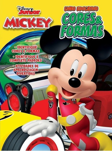 Kit Alfabetização, Números, Contas E Formas Turma Do Mickey