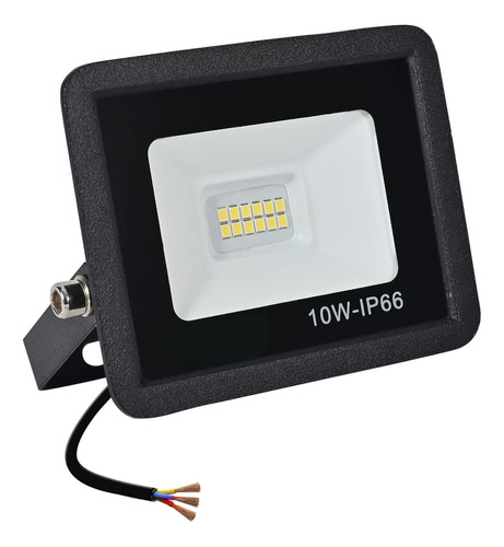 Reflector Foco Led 10w Luz Fria Exterior Ip66