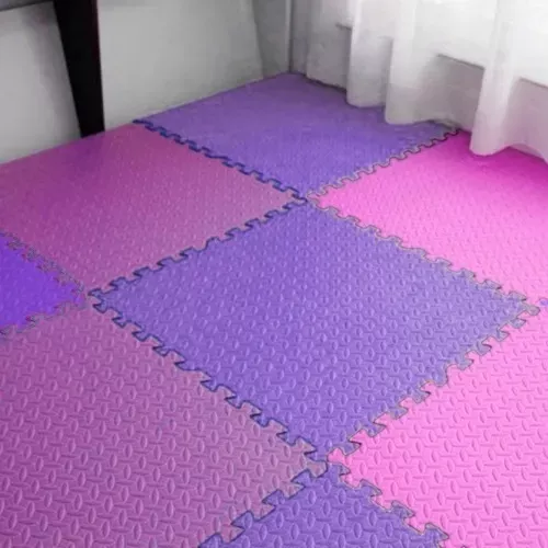 Piso Goma Eva Tatami Rosa fuerte - 1 Cm De Espesor Hogar Articulos de bebe