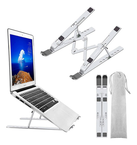 Soporte Base Alzador Acero De Macbook Air Notebook Vanto X10