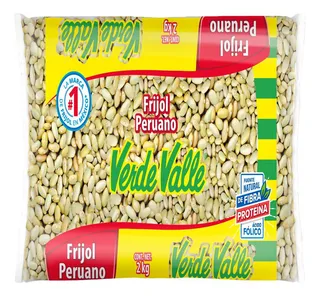 Frijol Peruano Verde Valle 2 Kg