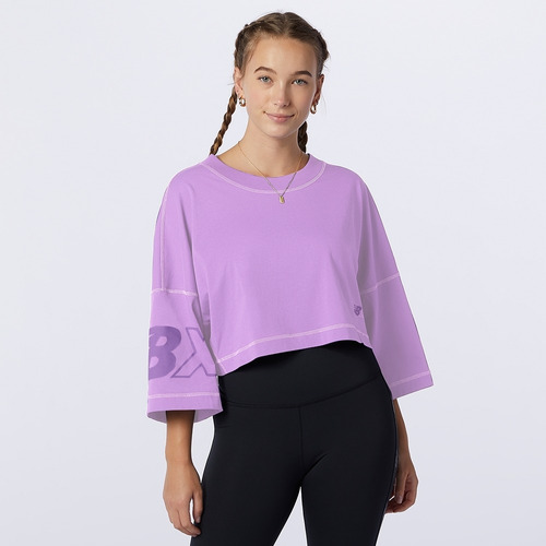 Remera Mujer New Balance Essentials Nbx Graphic Tee Wt13559