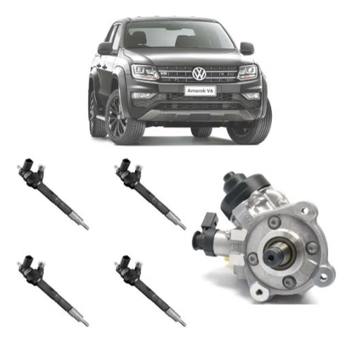 Kit Bomba E Bicos Injetores Vw Amarok 2.0 Tdi 2012 A 2022