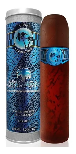 Perfume Importado Cuba Copacabana 100ml Edt Original - R$ 45,95