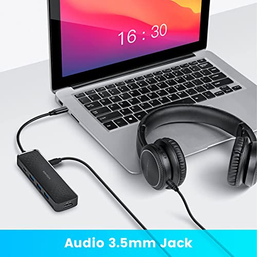 Adaptador Multipuerto Usb C Hub Rshtech 6 En 1, Adaptador Us