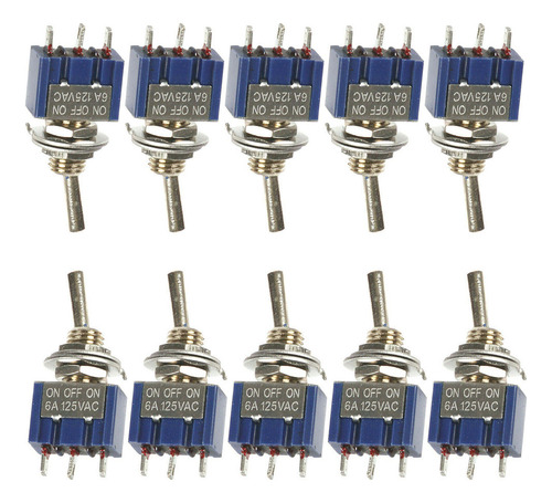 Interruptor De Palanca Spdt On-off-on De 3 Posiciones, 12 V/
